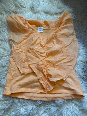 Zara kids girls ruffled top